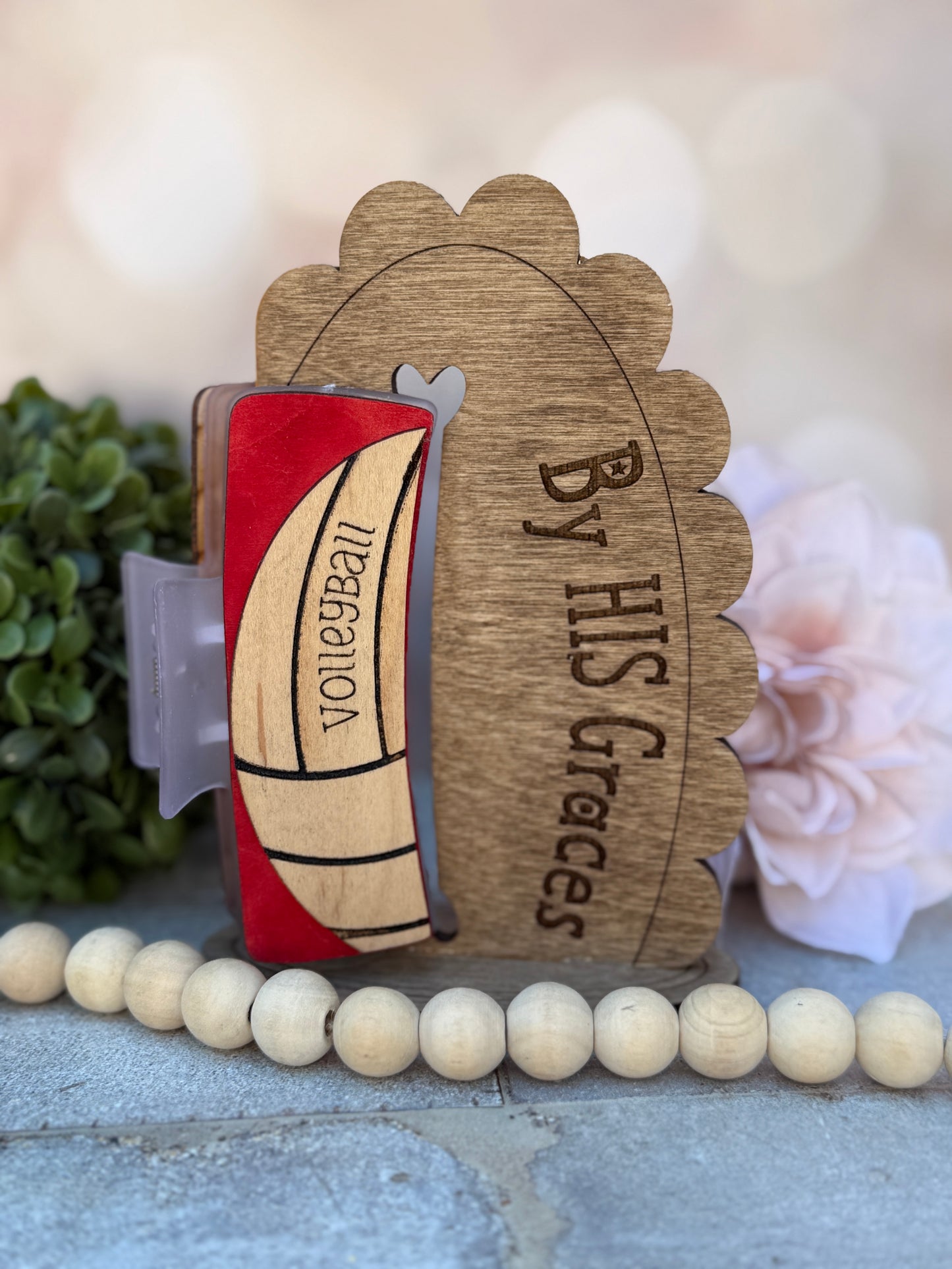 Volleyball Hair Clip