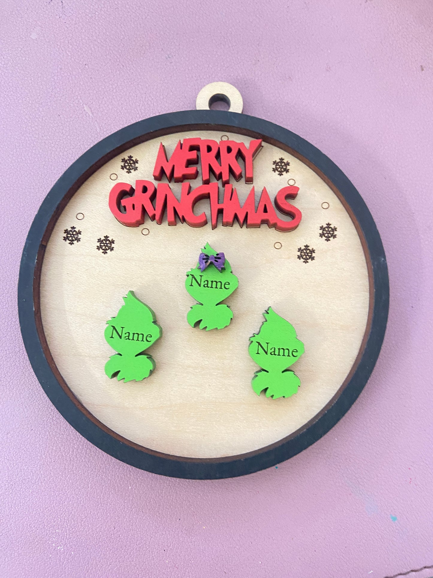 Green Mean Ornament