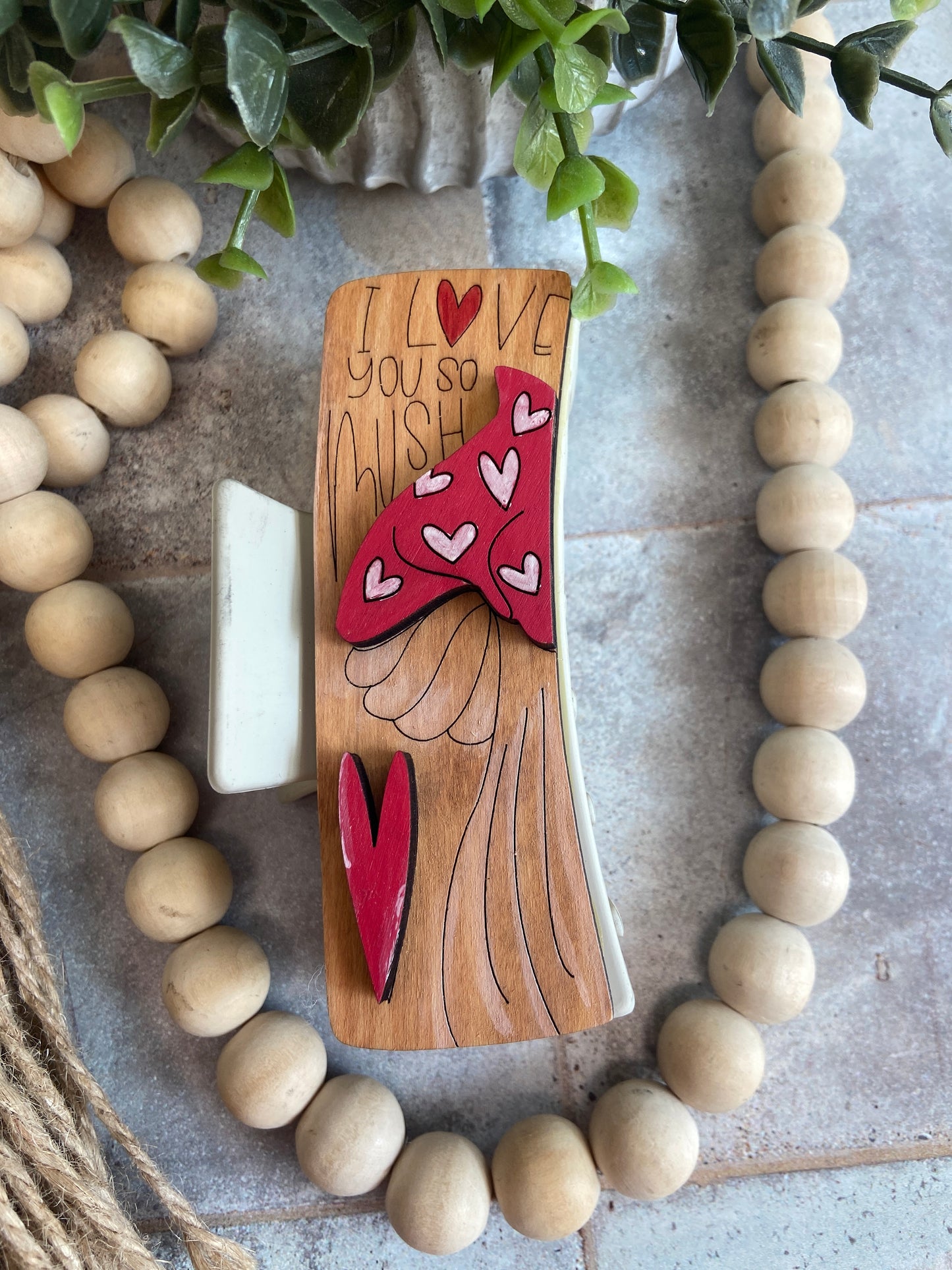 I Love you so Mush Hair Clip