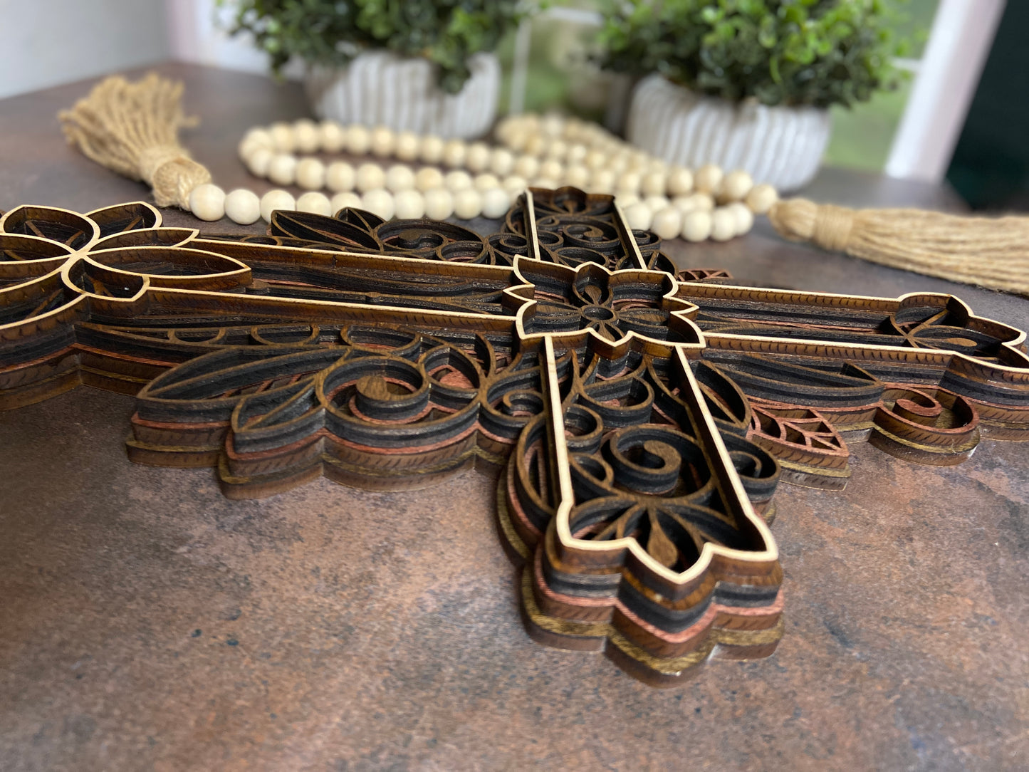 Intricate Cross 4 Layers