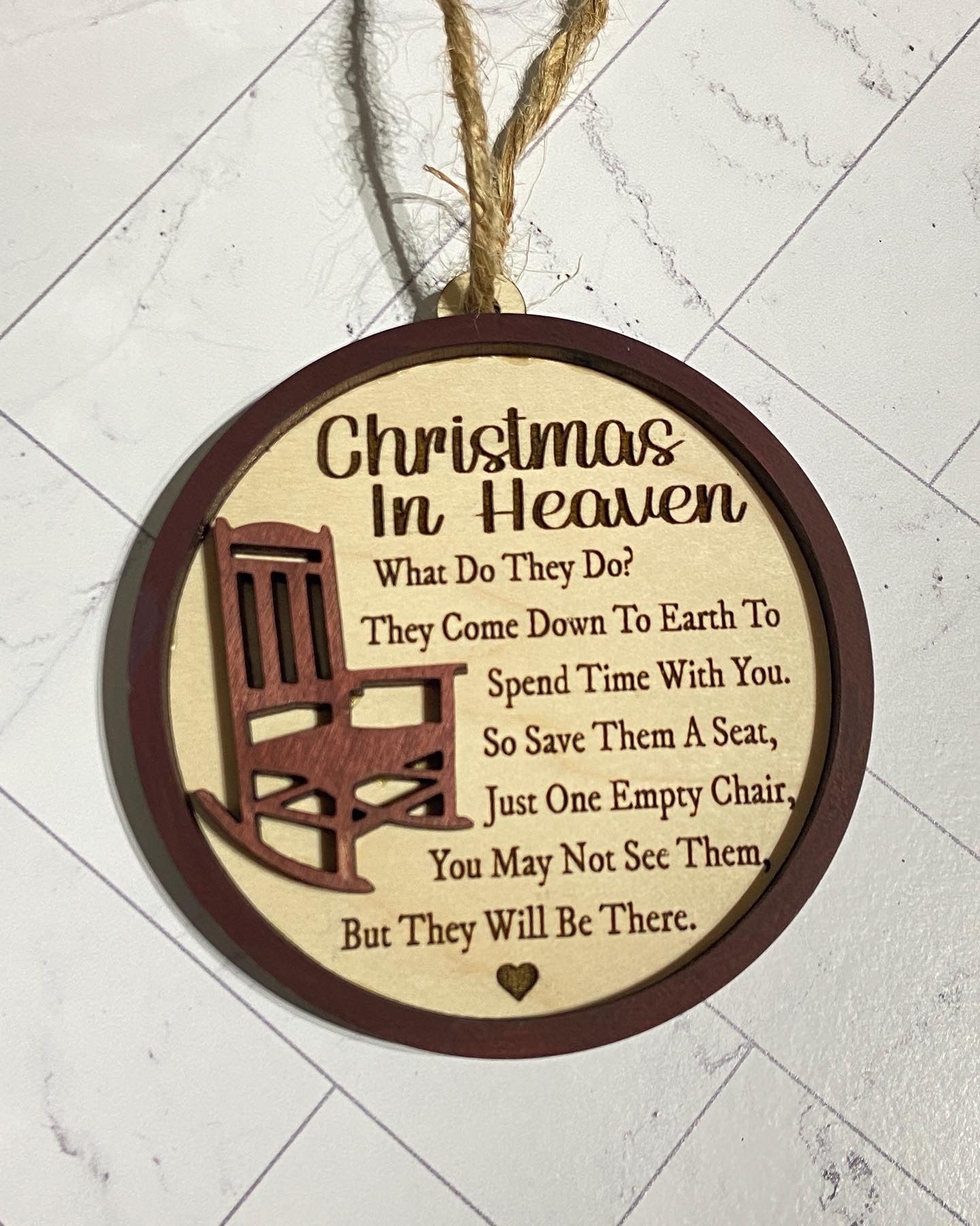 Christmas in Heaven Ornament