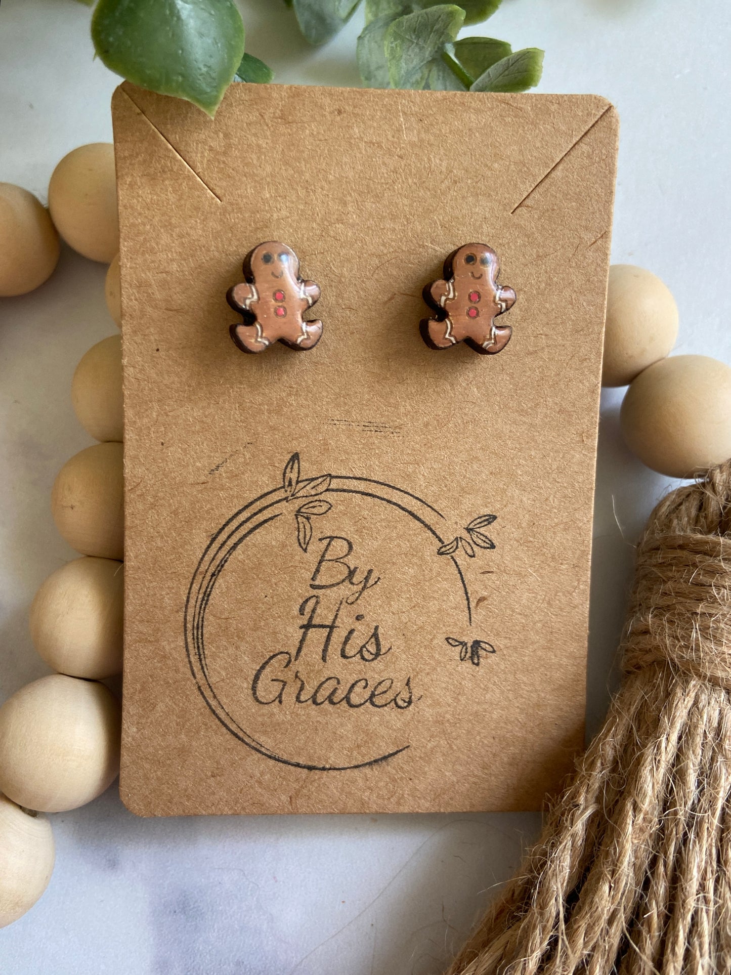 Christmas post earrings