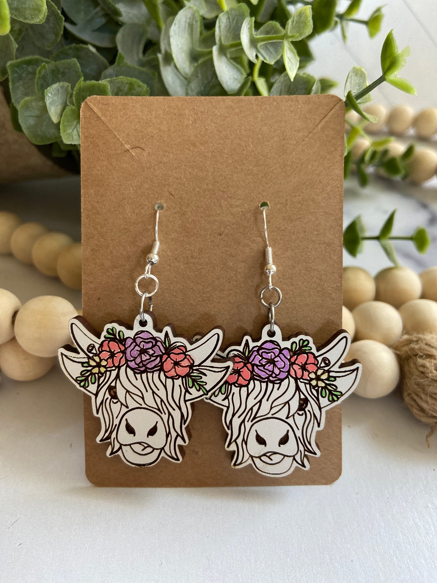 Cow Earrings