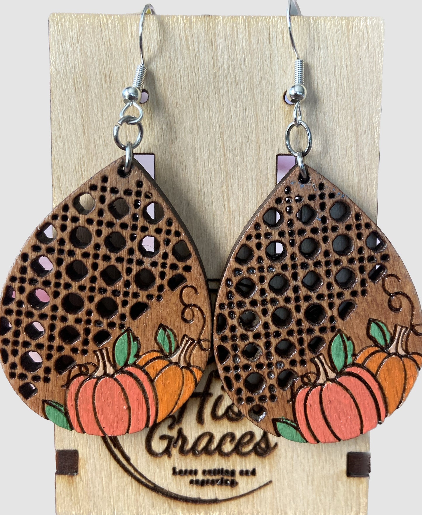 Pumpkin Earrings