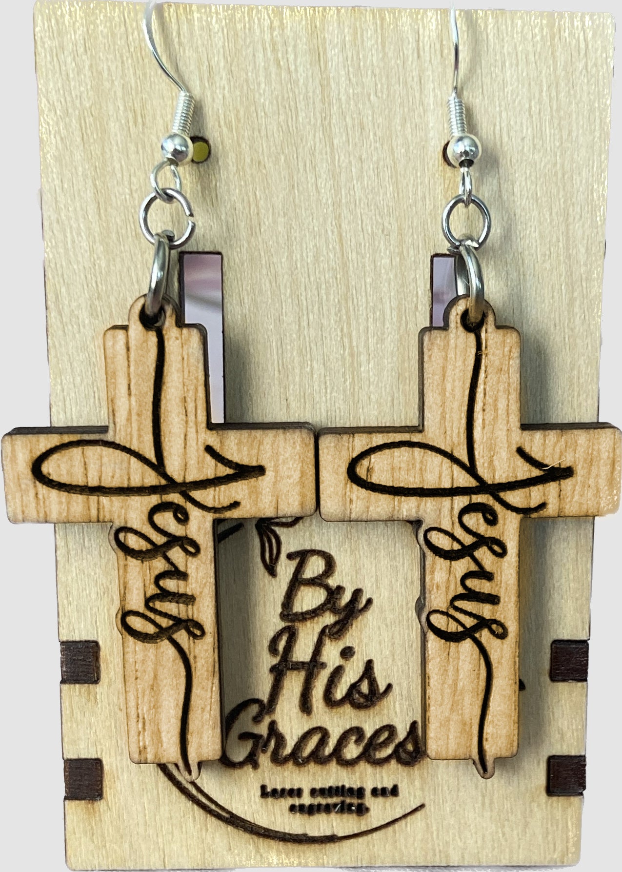 Jesus Cross Earrings