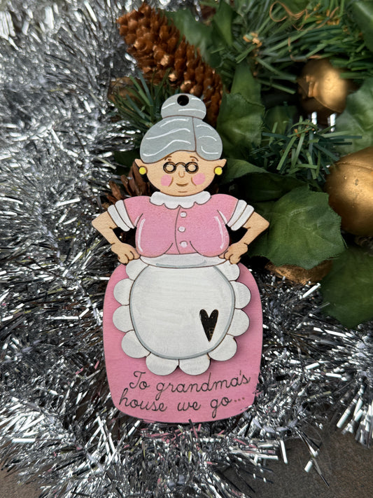 To Grandma's House Ornament