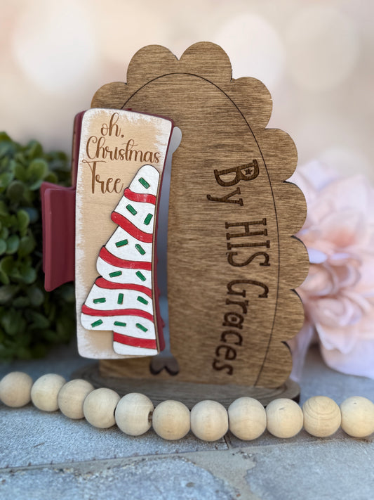 Christmas Cake Hair Clip