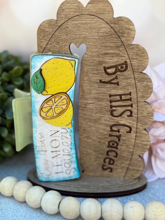 Easy Peasy Lemon Squeeze Hair Clip
