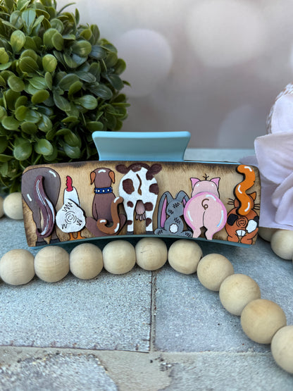 Animal Butts Hair clip