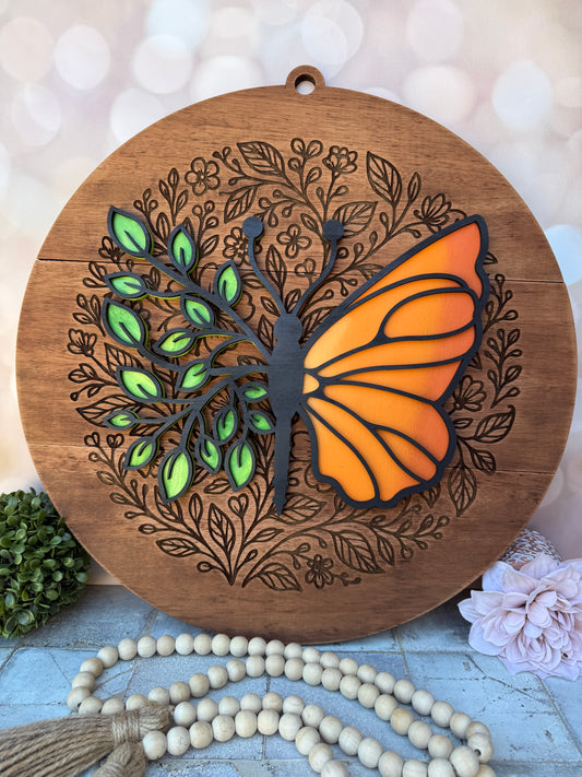 Colorful Butterfly Hanger