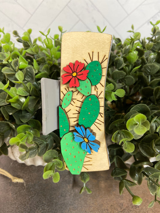 Cactus Hair Clip