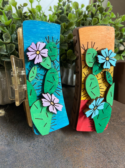 Cactus Hair Clip