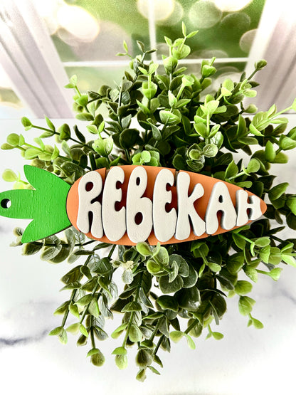 Carrot Easter Tag