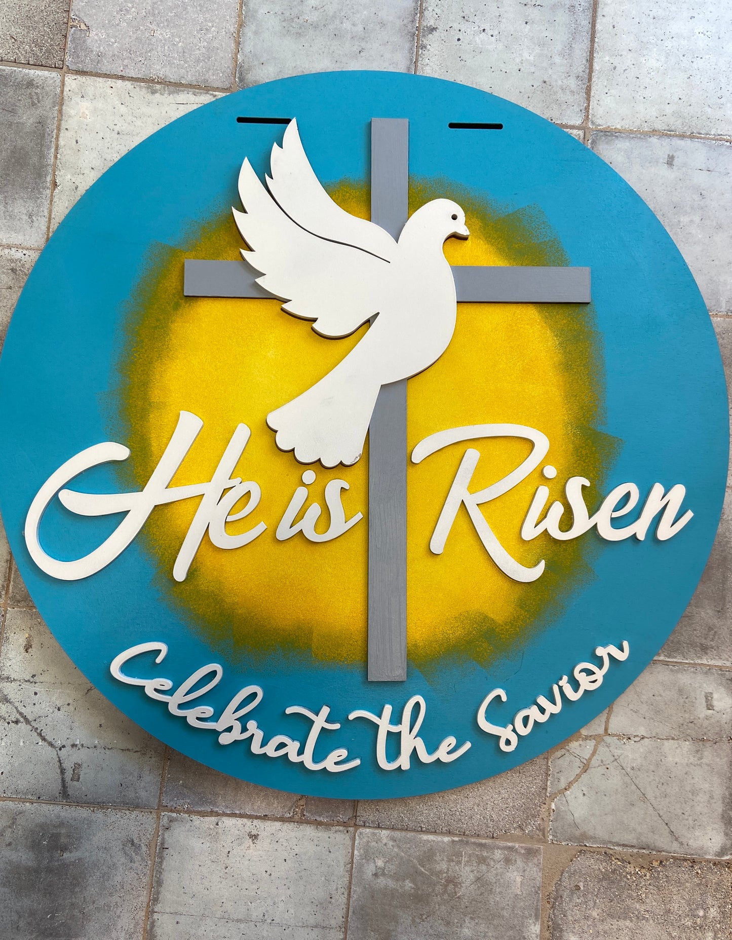 He is Risen Door Hanger