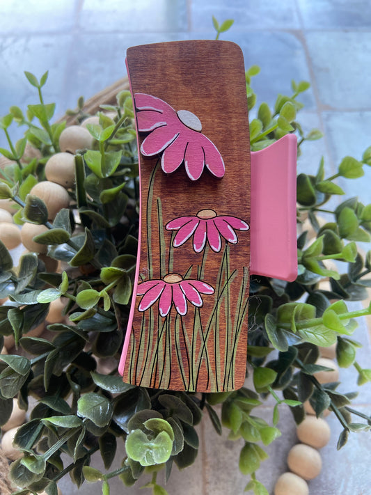 3 Flower  Hair Clip