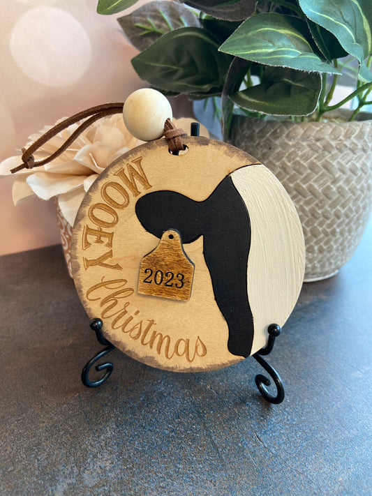 Mooey Christmas Ornament