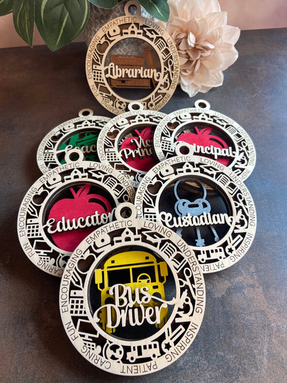 Educational Ornaments, Gift Tags