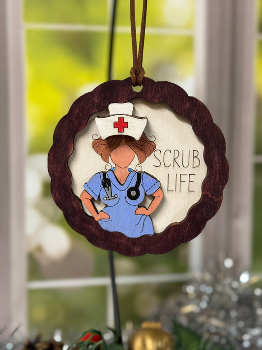 Scrub Life Ornament