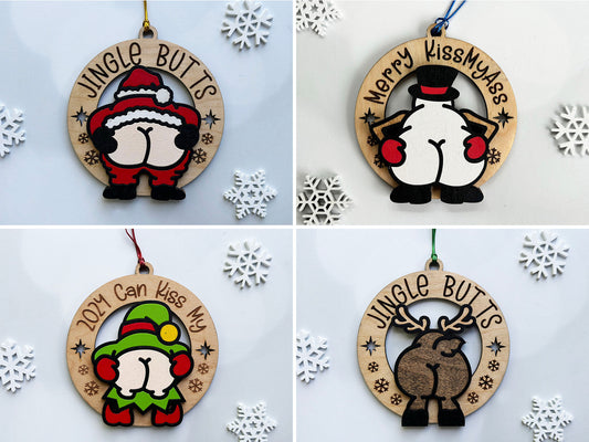 Jingle Butt Ornaments