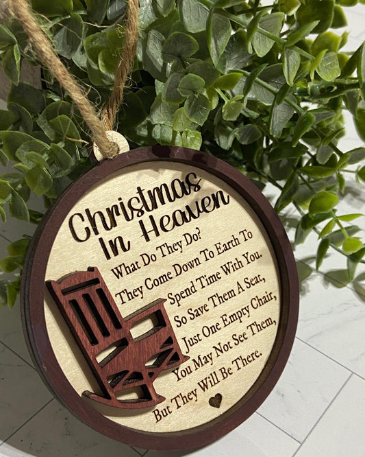 Christmas in Heaven Ornament