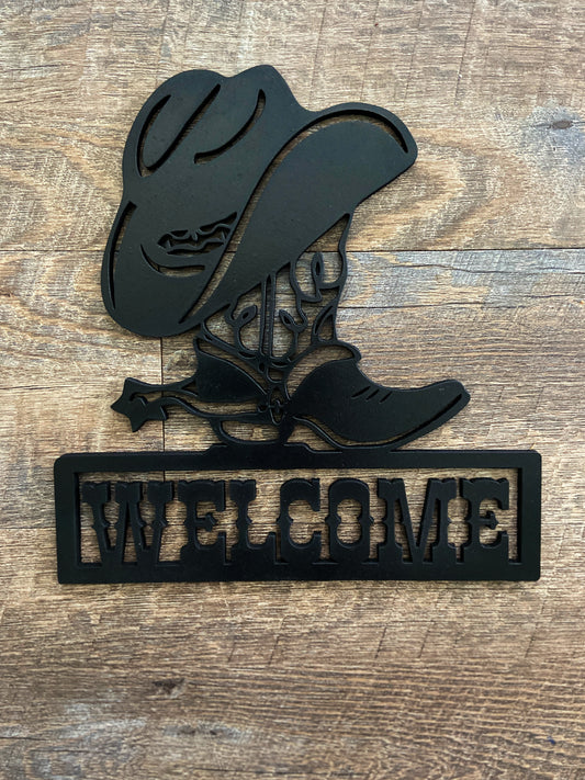 Cowboy Plaque