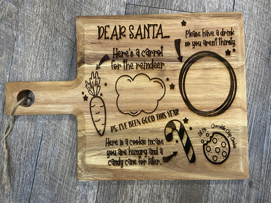 Small engraved Beechwood cutting board