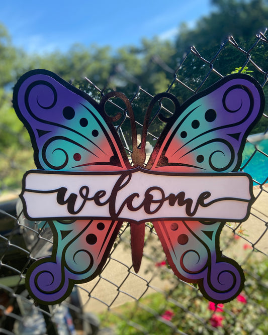 Door Hanger-Butterfly