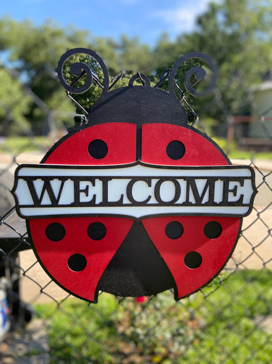 Door Hanger- LadyBug