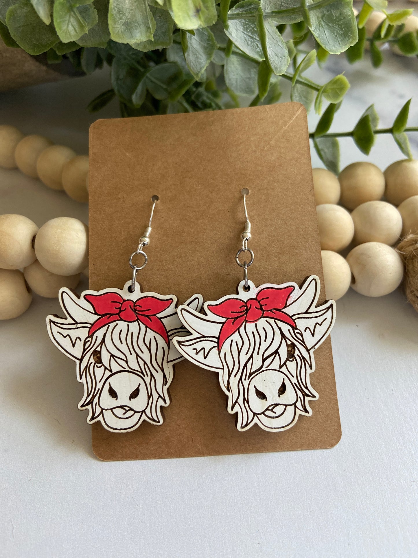 Cow Earrings