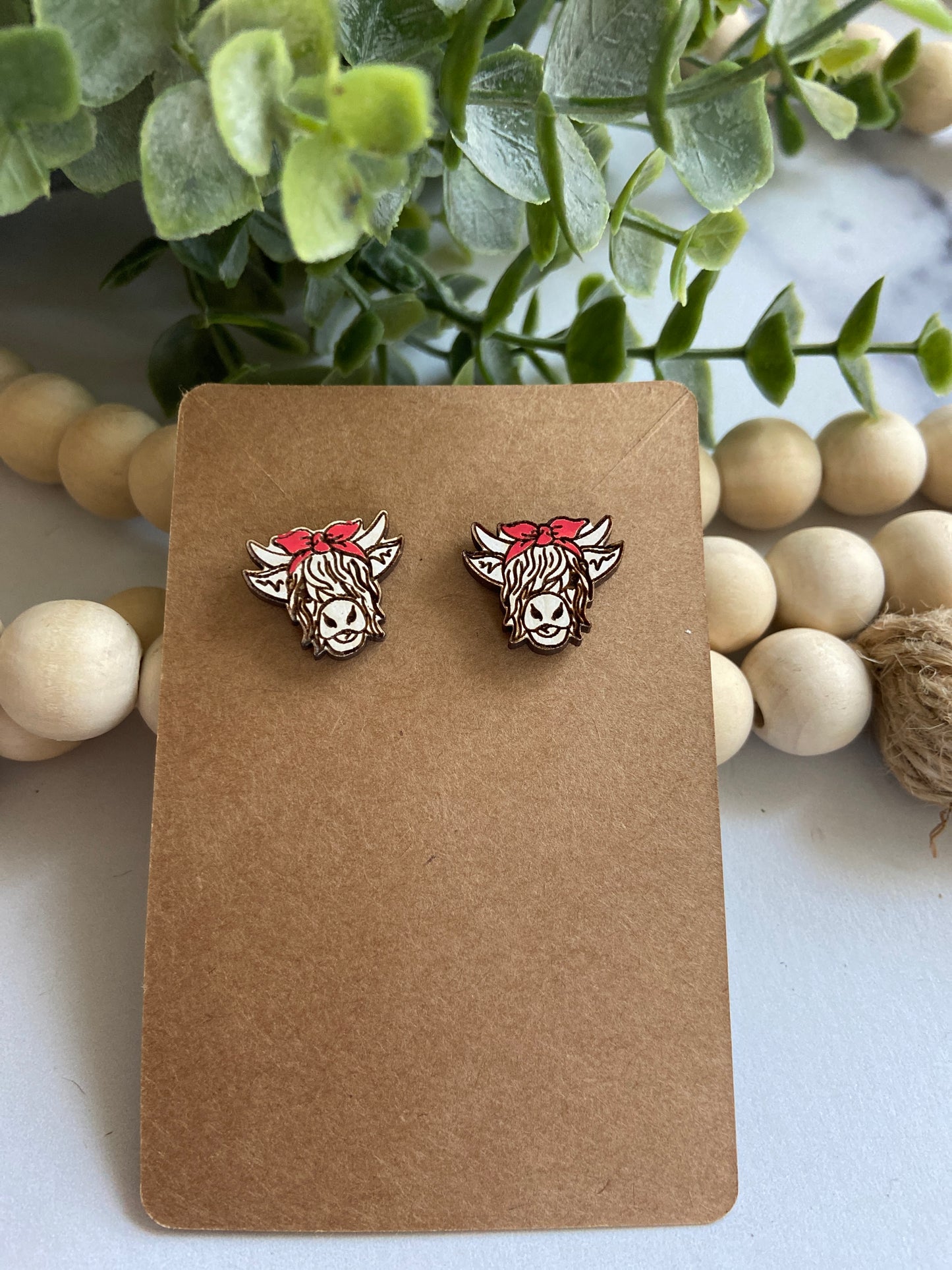 Cow Earrings