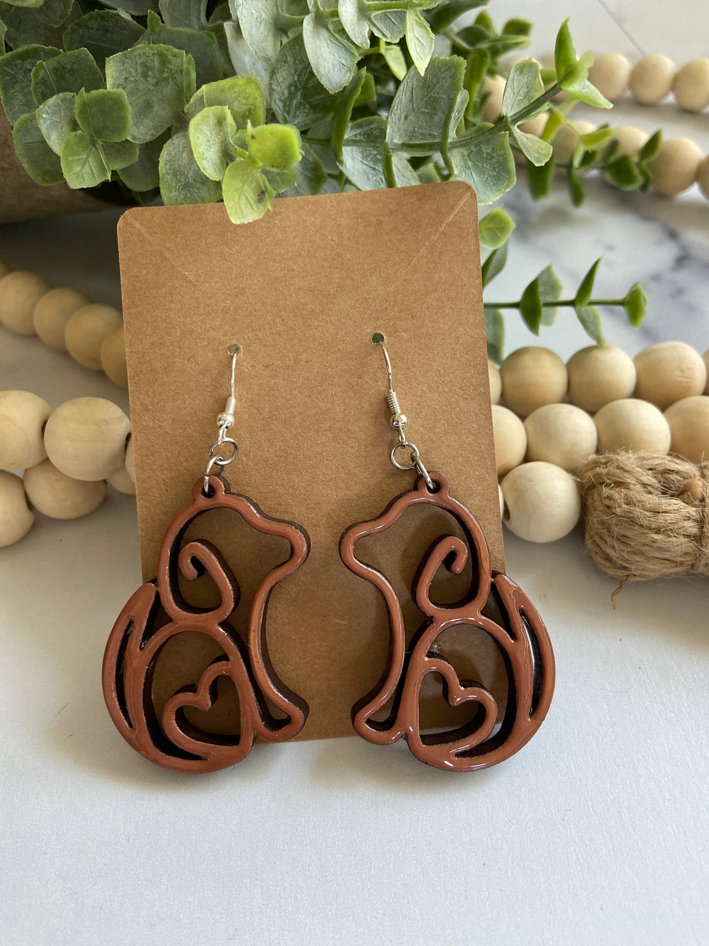 Dog Earrings