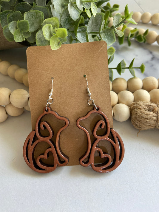 Dog Earrings