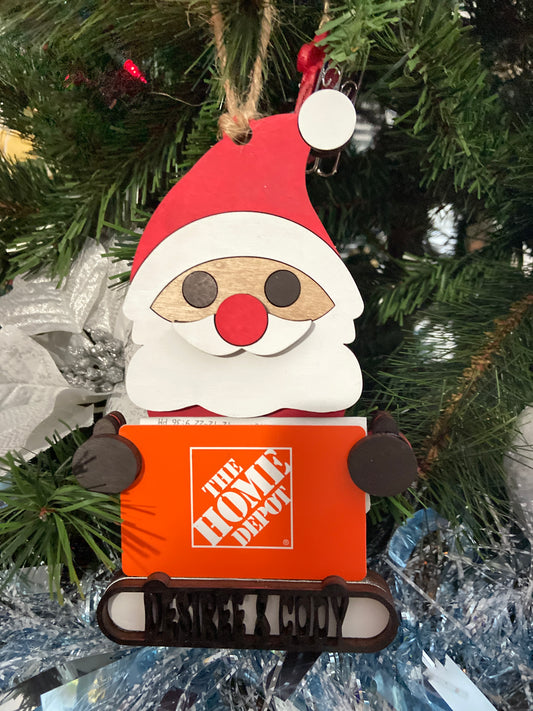 Gift Card Ornaments