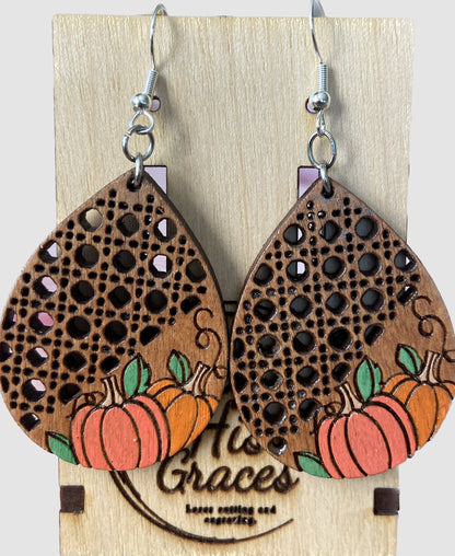Pumpkin Earrings
